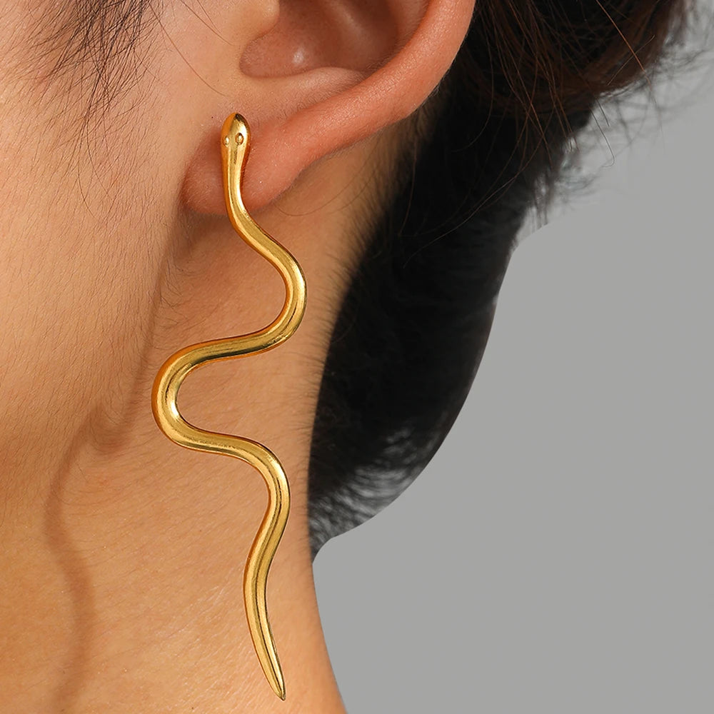 Snake earrings