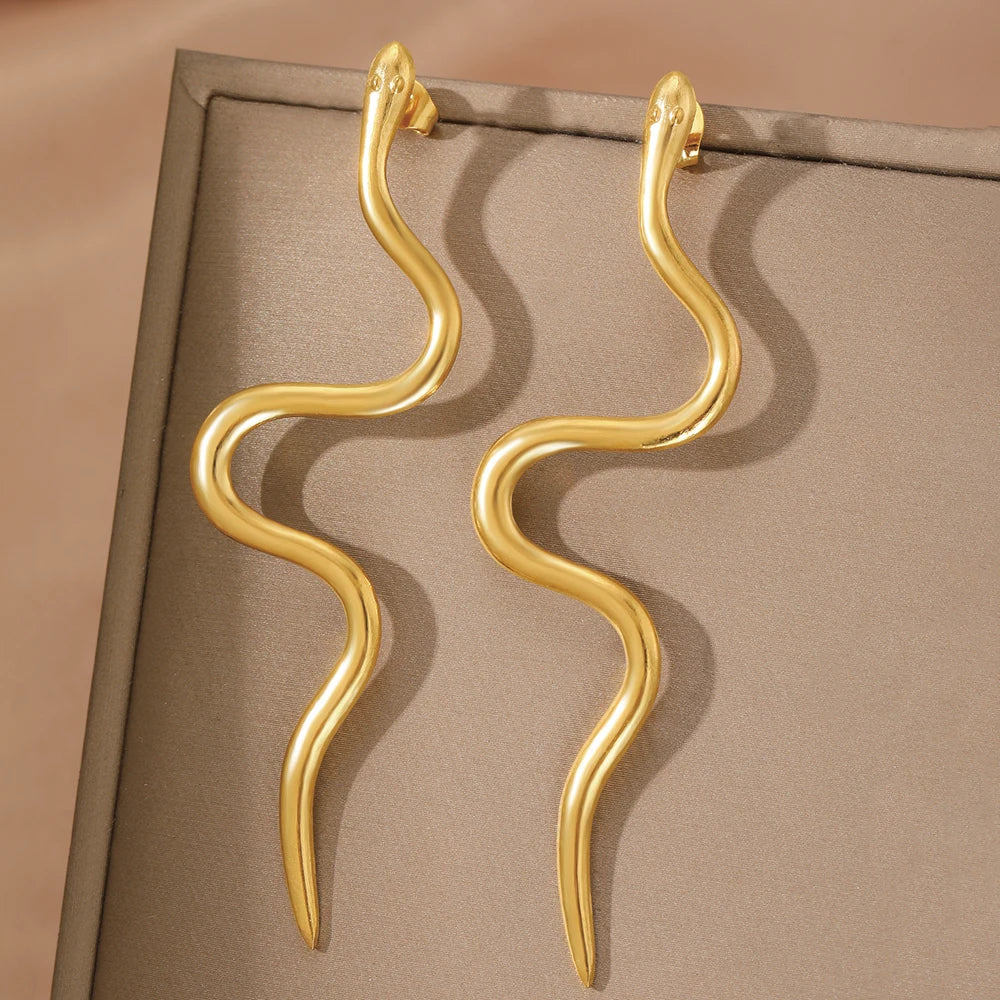 Snake earrings